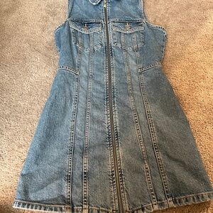 Zara Blue Denim Dress